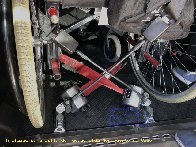 Sujección de silla de ruedas Elda Aeropuerto de Vigo